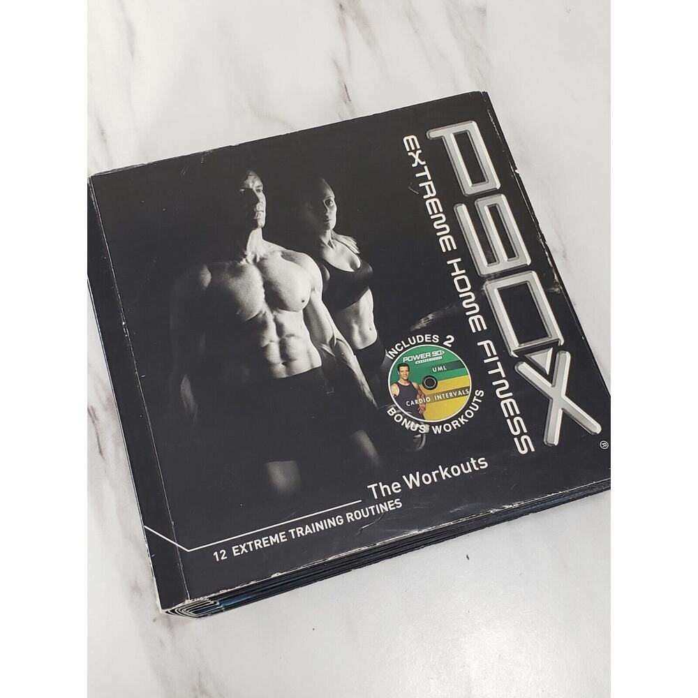 P9OX Extreme Home Fitness - 12 Training Routines 12 Disc‎ Set